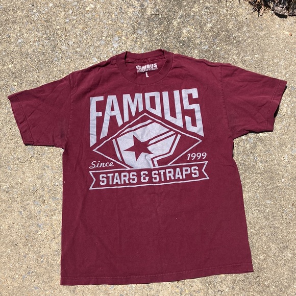 Famous stars and straps men’s short sleeve crewneck T-shirt - Picture 1 of 5